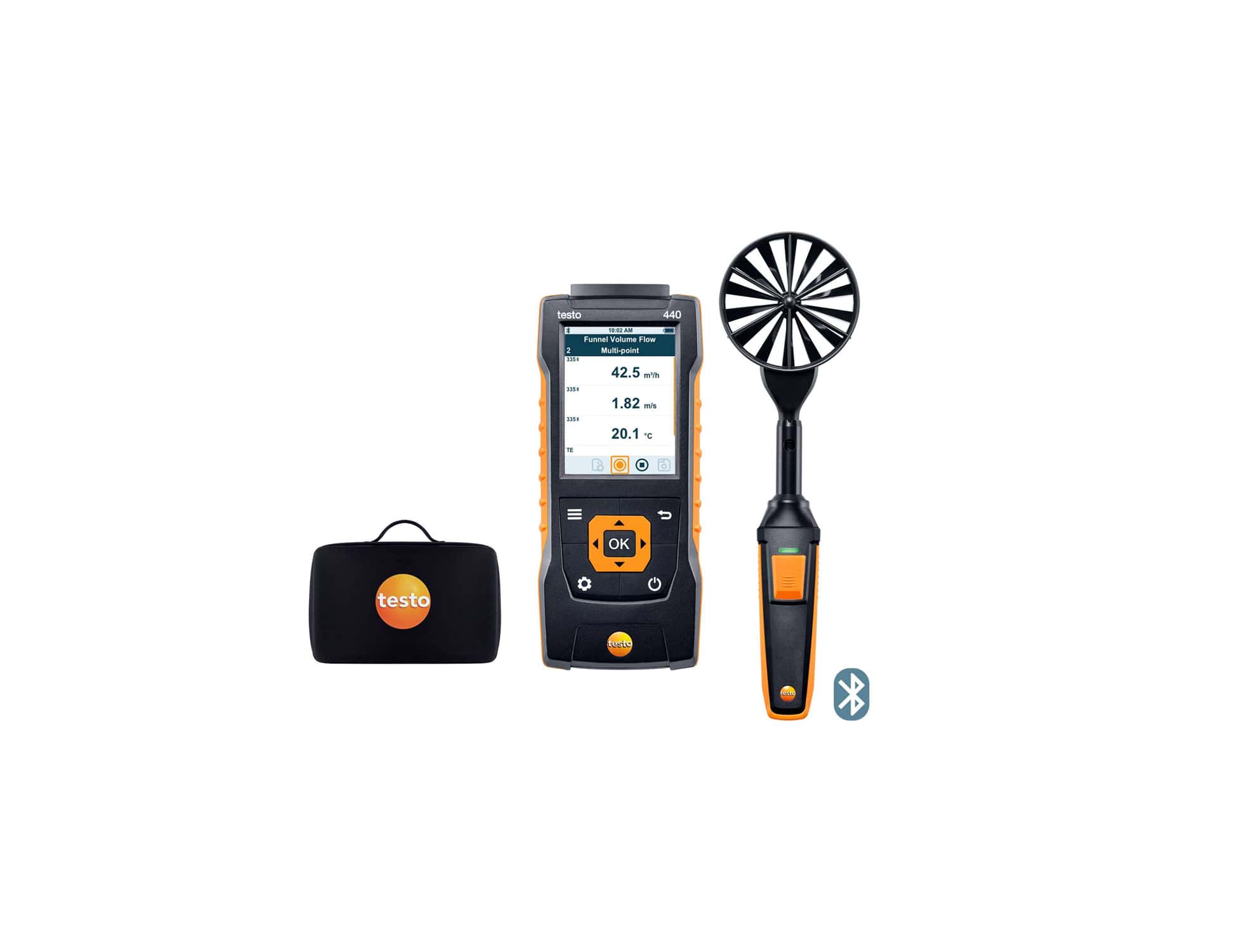 testo 440 100 mm Vane Kit with Bluetooth®